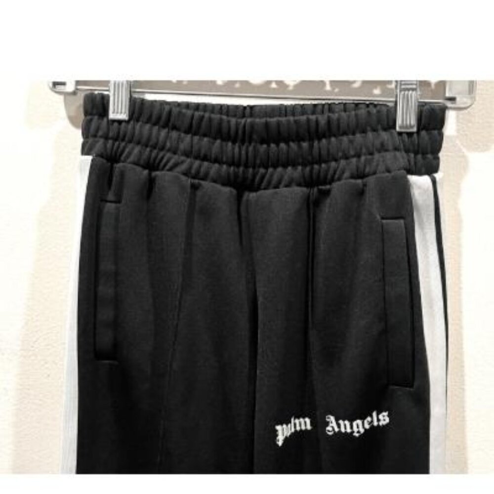 RARE SIZE! PALM ANGELS SLIM FIT FLARED LEG TRACK PANTS - Picture 5 of 14